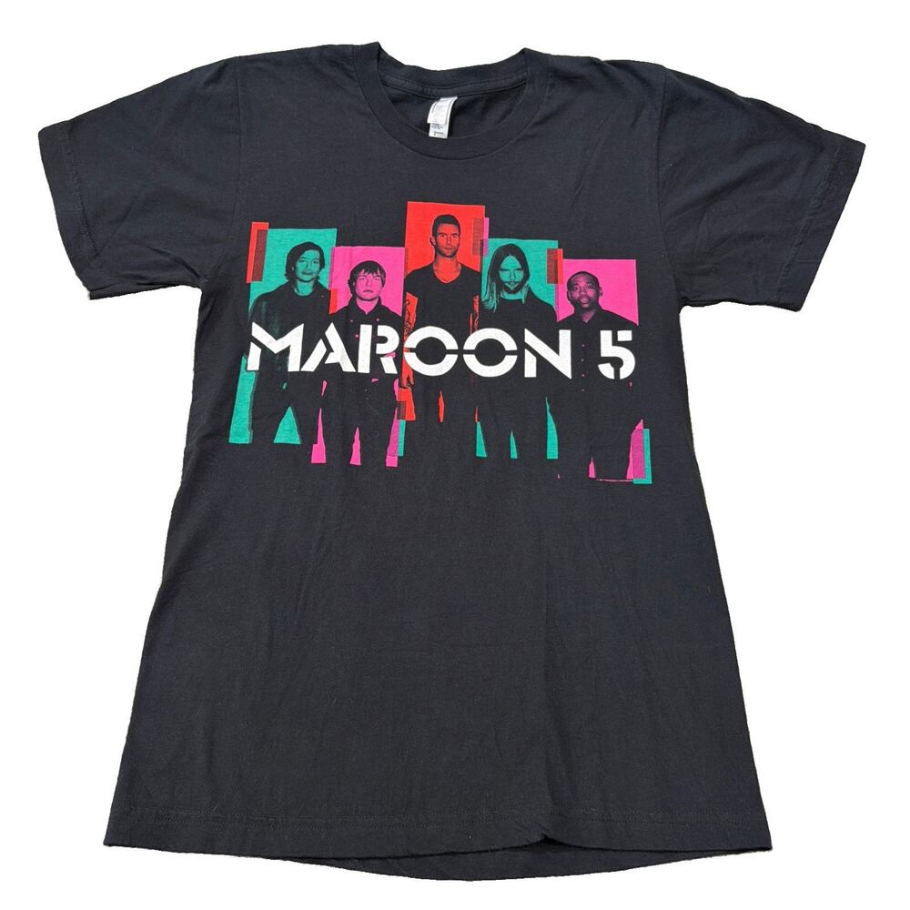 MAROON 5 North America Tour 2013 Black T-Shirt Size Small